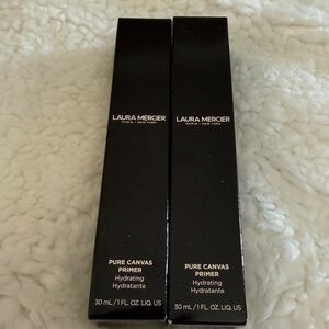 Two Laura Mercier pure canvas primers HYDRATING formula